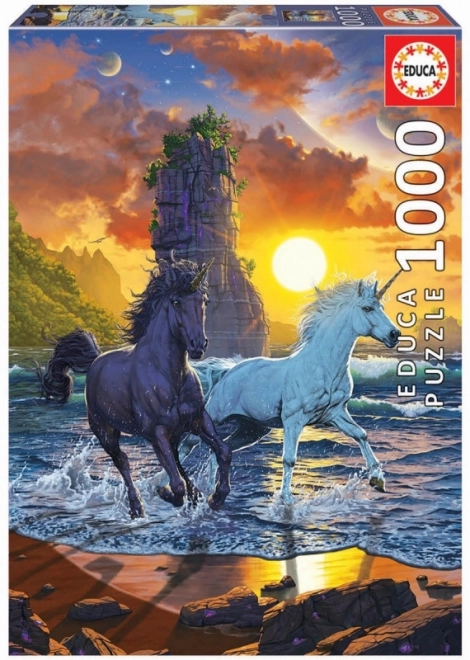 Unicorns on the Beach Puzzle 1000 Pieces