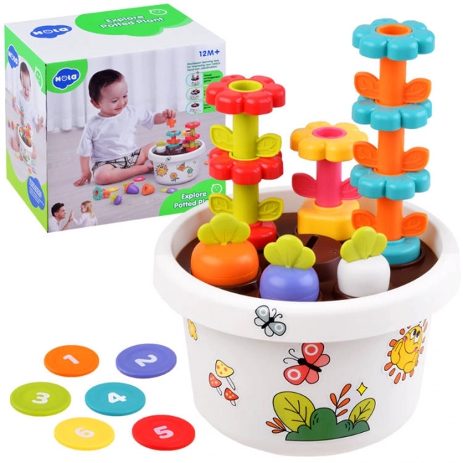 Hola Gardening Set with Pot 12m+ Shape Sorter Pyramid