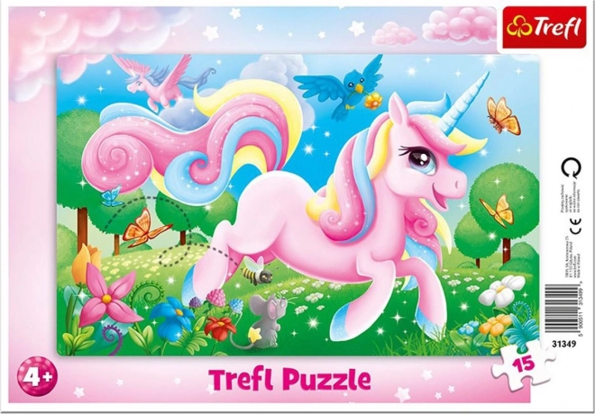 Trefl Puzzle Magical World of Unicorns 15 Pieces