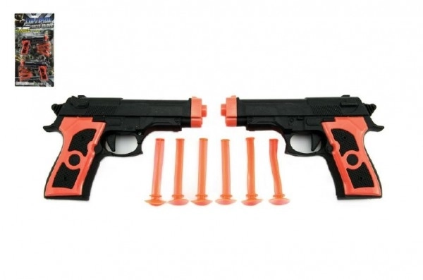 Plastic Toy Pistols with Suction Cup Darts