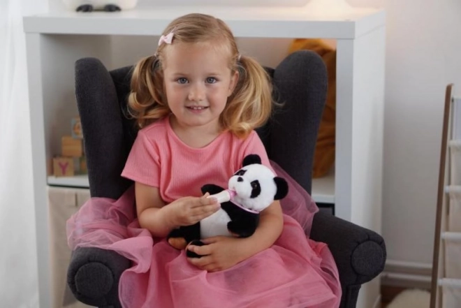 Interactieve panda met flesje