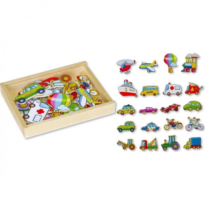 Wooden Magnetic Transport Set