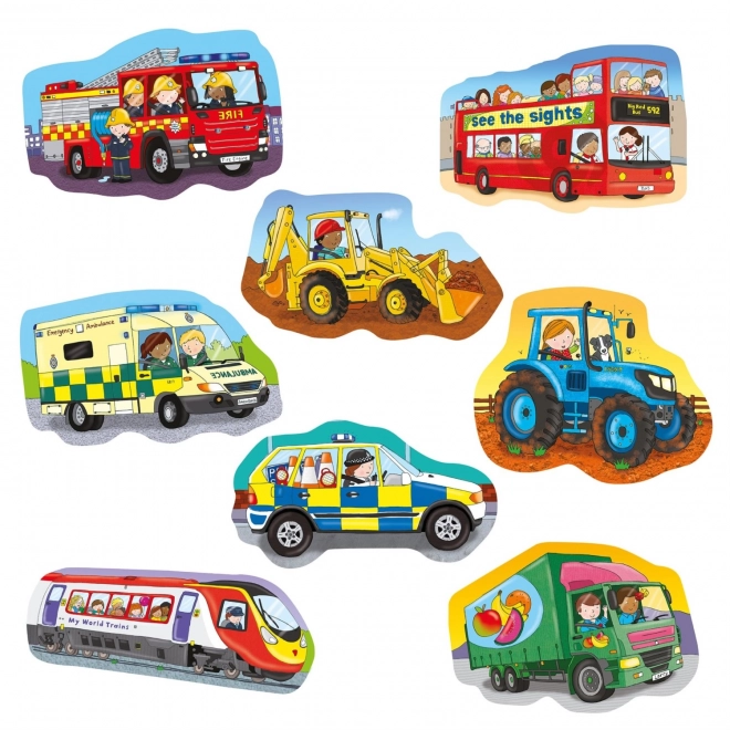 Gibsons Kid's Vehicles Puzzle Set