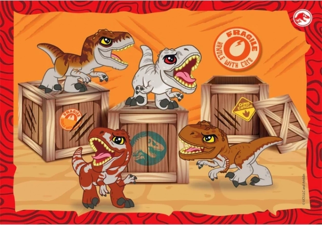 Clementoni Jurassic World Puzzle Set 4-in-1