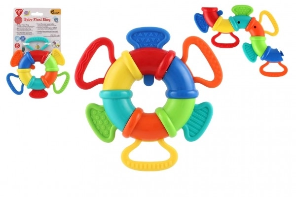 Chrastítko a hryzátko Flexi krúžok