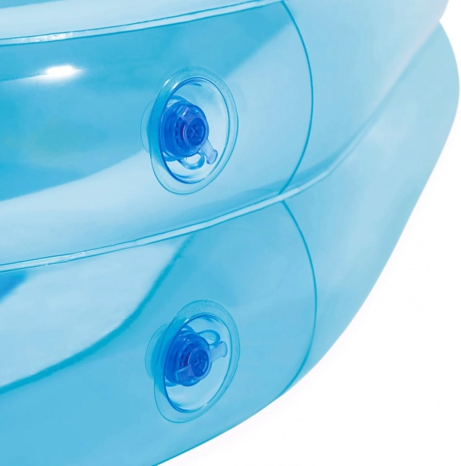 Inflatable oval children's pool for the garden