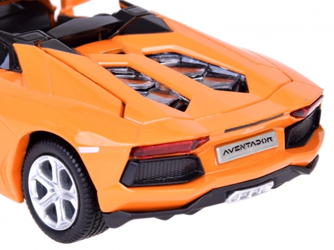 Interactive Lamborghini Aventador Roadster Model Car 1:32