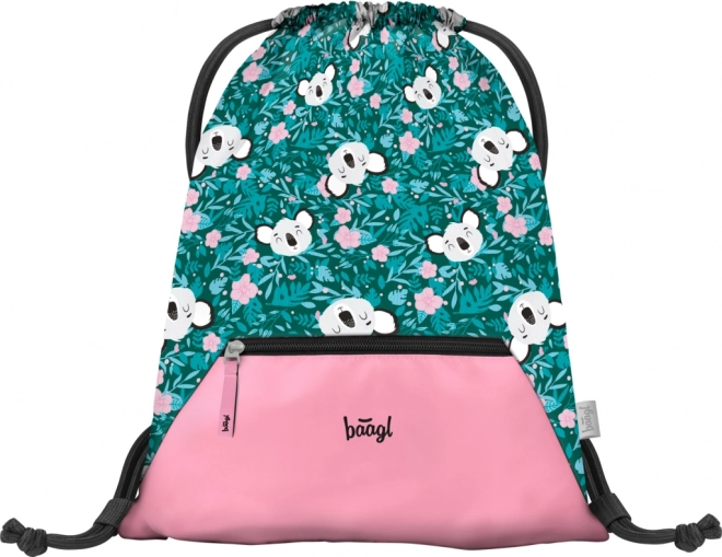 Baagl Set Zippy Baby Koala School Backpack, Pencil Case, and Shoe Bag