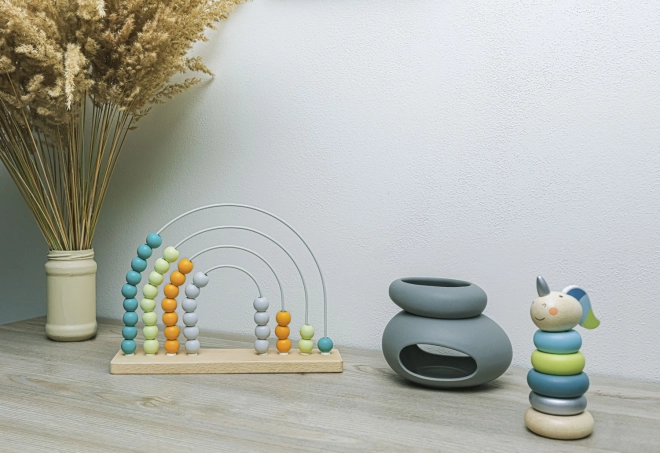 Wooden Rainbow Abacus