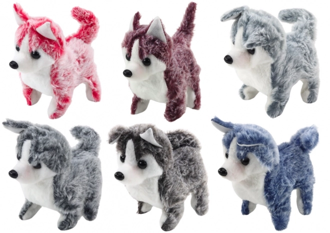 Interactive Husky Dog Toy with Sound and Movements