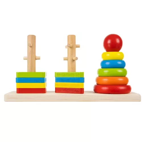 Wooden Shape Sorter Puzzle by Kruzzel