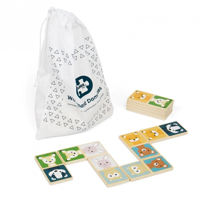 Forest Animals Domino Set by Bigjigs Toys