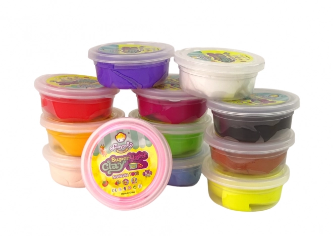 Creative Set Modeling Clay Cups 12 Colors