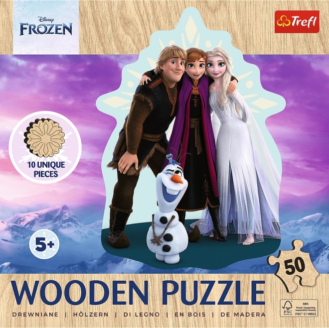 Wooden Puzzle Frozen Friends 50 Pieces