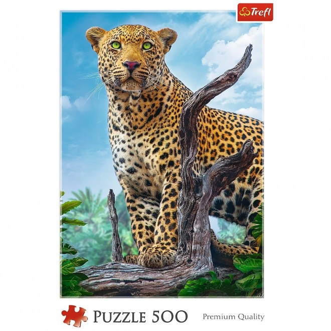 Wild Leopard 500 Piece Jigsaw Puzzle