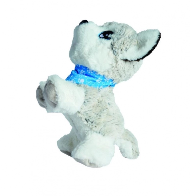 Interactive Happy Husky Plush Dog