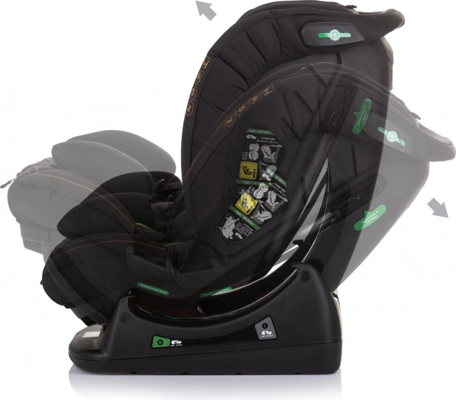 Chipolino Aviato i-Size Car Seat Obsidian