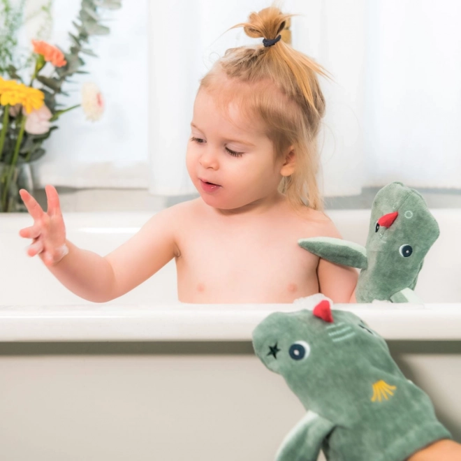 Bath Mitts - Dragon and Baby