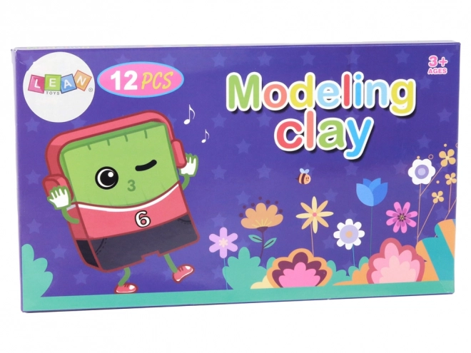 Modeling Clay 12 Pastel and Vibrant Colors Set