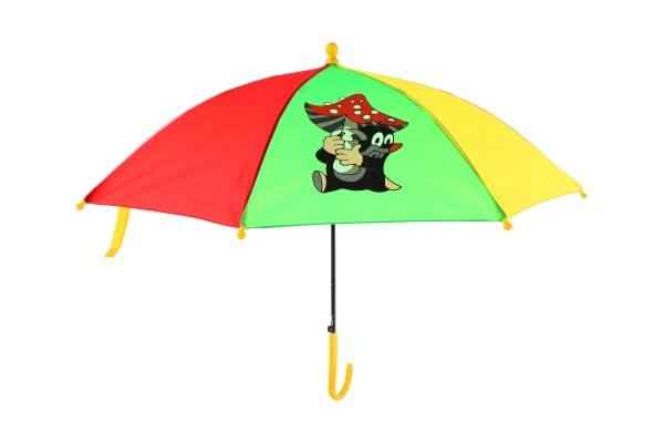 Children's Umbrella With Krtek Illustrations