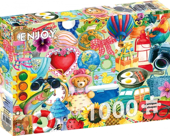 Enjoy Colorful Things 1000-Piece Puzzle