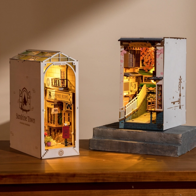 Bookend Miniature House Sakura Alley