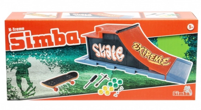 Simba Mini Skateboard with Extreme Ramp