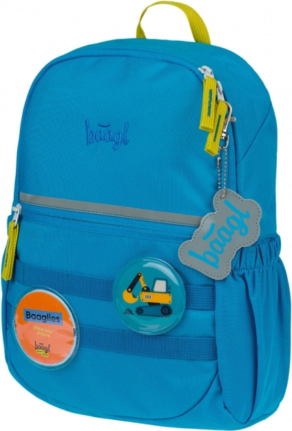 Zaino Buddy con motivo escavatore