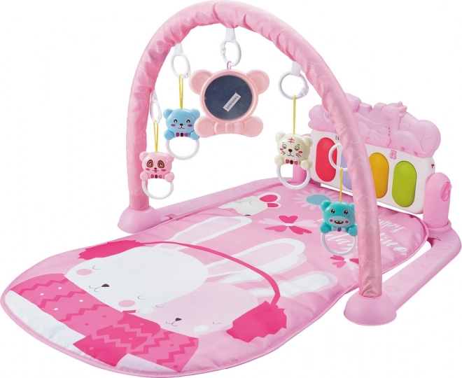 Play Mat with Piano Chipolino Rabbits Pink