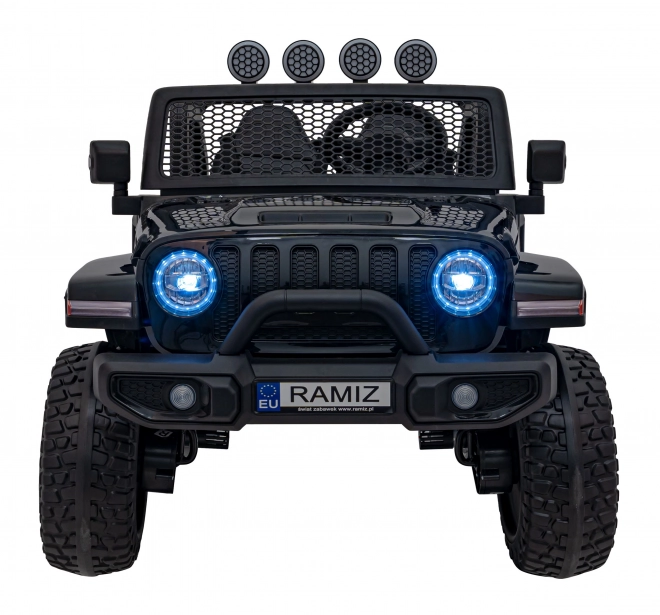Detské terénne auto Off-Road červené – Čierna