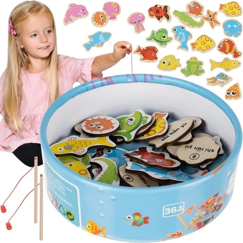 Fishing Game with Magnetic Fish