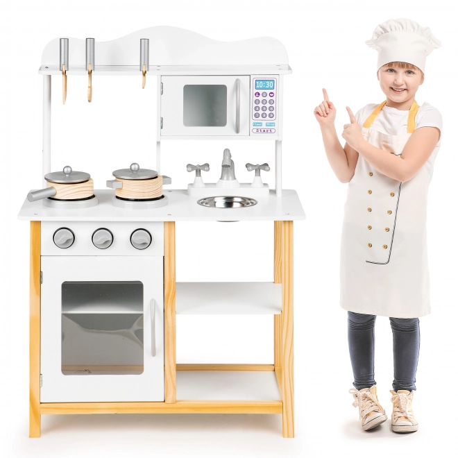 Wooden Children's Kitchen with Accessories by Ecotoys