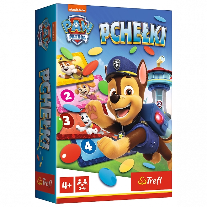 Pestrobarevná hra s blechami Tlapková patrola od Trefl