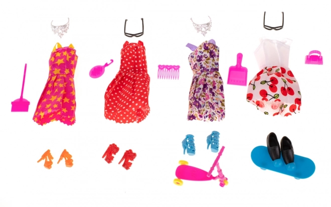 Doll Clothes And Accessories Set 85 Pieces