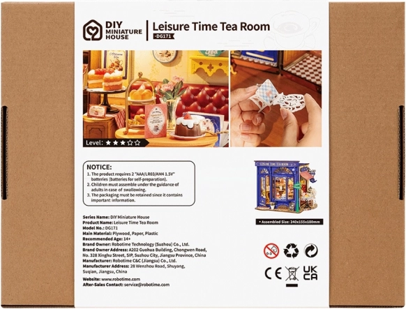 Miniatur-Teehaus für entspannte Momente