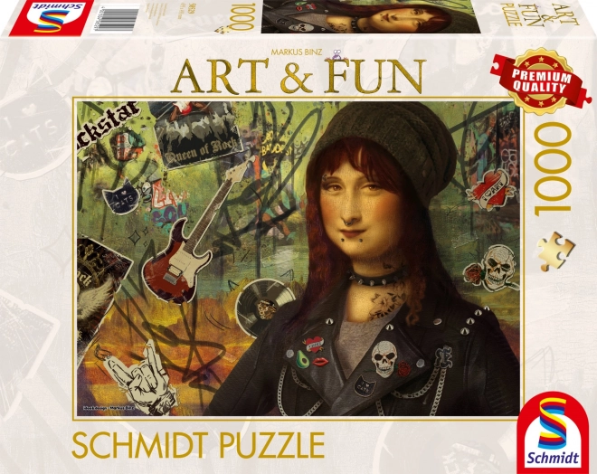 Puzzel SCHMIDT Art&Fun: Mona Lisa 1000 stukken