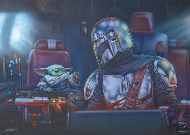 Puzzle Mandalorian: Dwa w podróży 1000 elementów