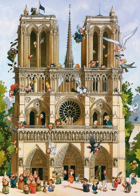 Notre Dame Cartoon Classics Puzzle 1000 Pieces