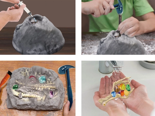 Volcano and Dinosaur Excavation Educational Kit