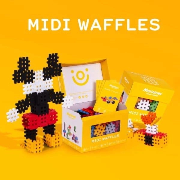 Construction Blocks Midi Waffle Set