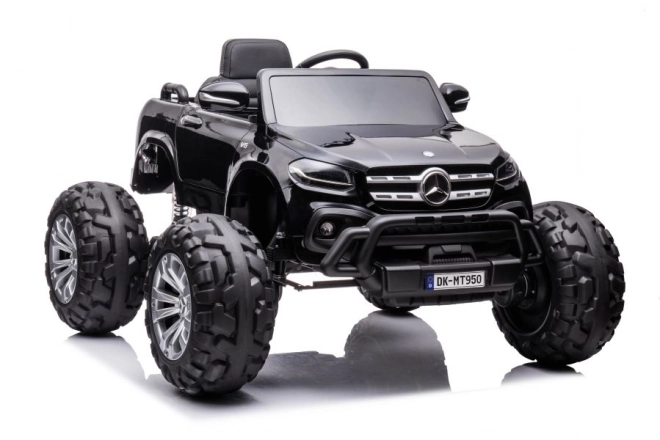 Battery-Powered Mercedes 4x4 Kids Car in Black