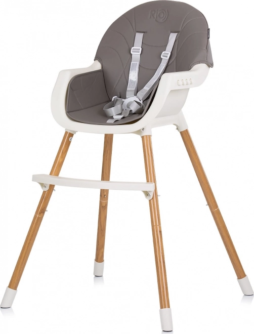 2-in-1: high and low chair