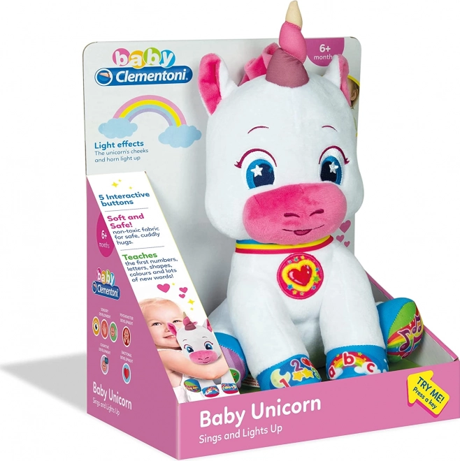 Interactive Plush Unicorn Toy