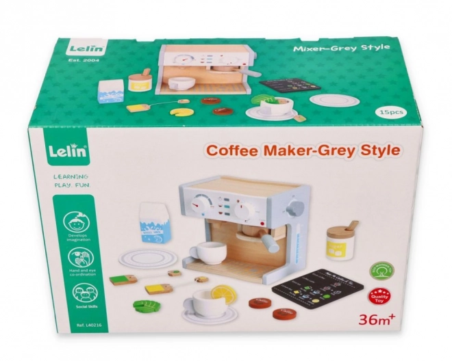 Wooden Coffee and Tea Maker Toy