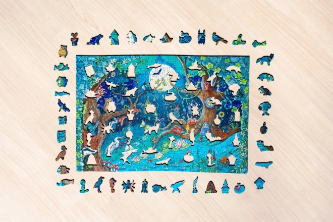 Wooden Puzzle Magic Forest 500 Pieces