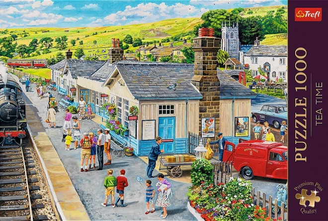 Tea Time Train Station Puzzle 1000 Pieces