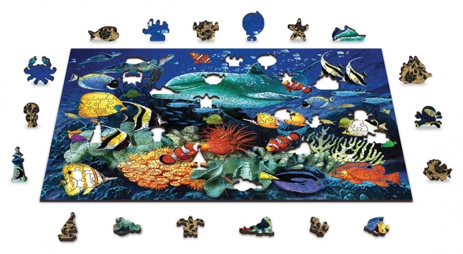 Underwater Adventure Wooden Puzzle 2-in-1, 400 Pieces