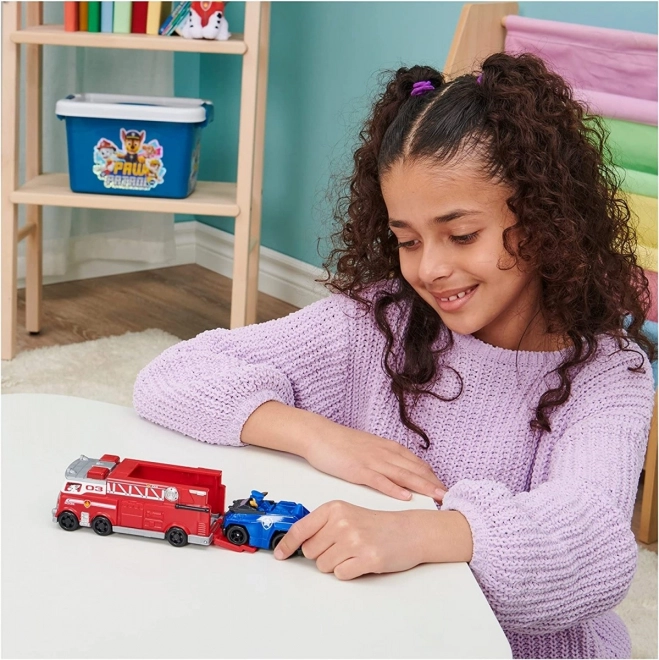 Paw Patrol Fire Truck with Chase Die-Cast Car