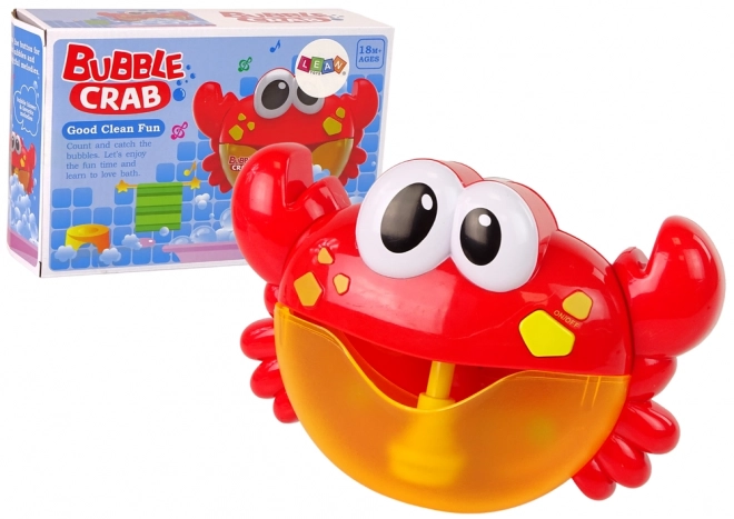 Bath Toy Bubble Maker Red Crab