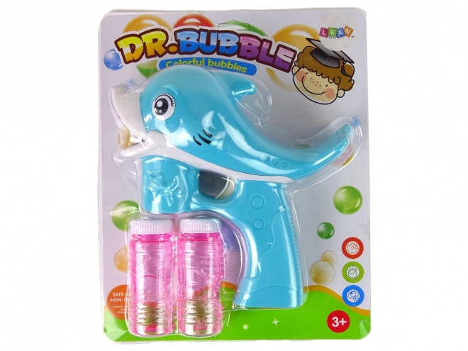 Blue Dolphin Bubble Machine